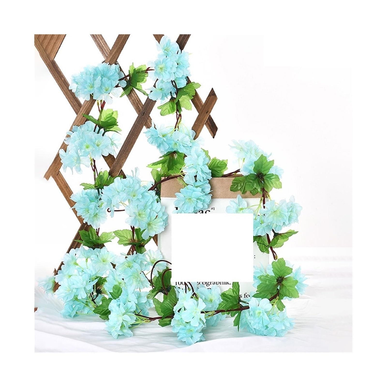 Ayztantine artificial flowers 230cm Artificial Sakura Flowers Vine Wedding Garden Home Party Decoration Christmas Bridal Fake Plants Decor Flower Vines