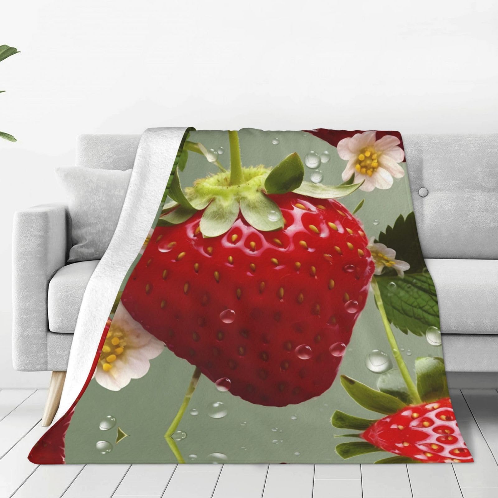 Couverture micro polaire légère anti-froid pour canapé et nuits fraîches