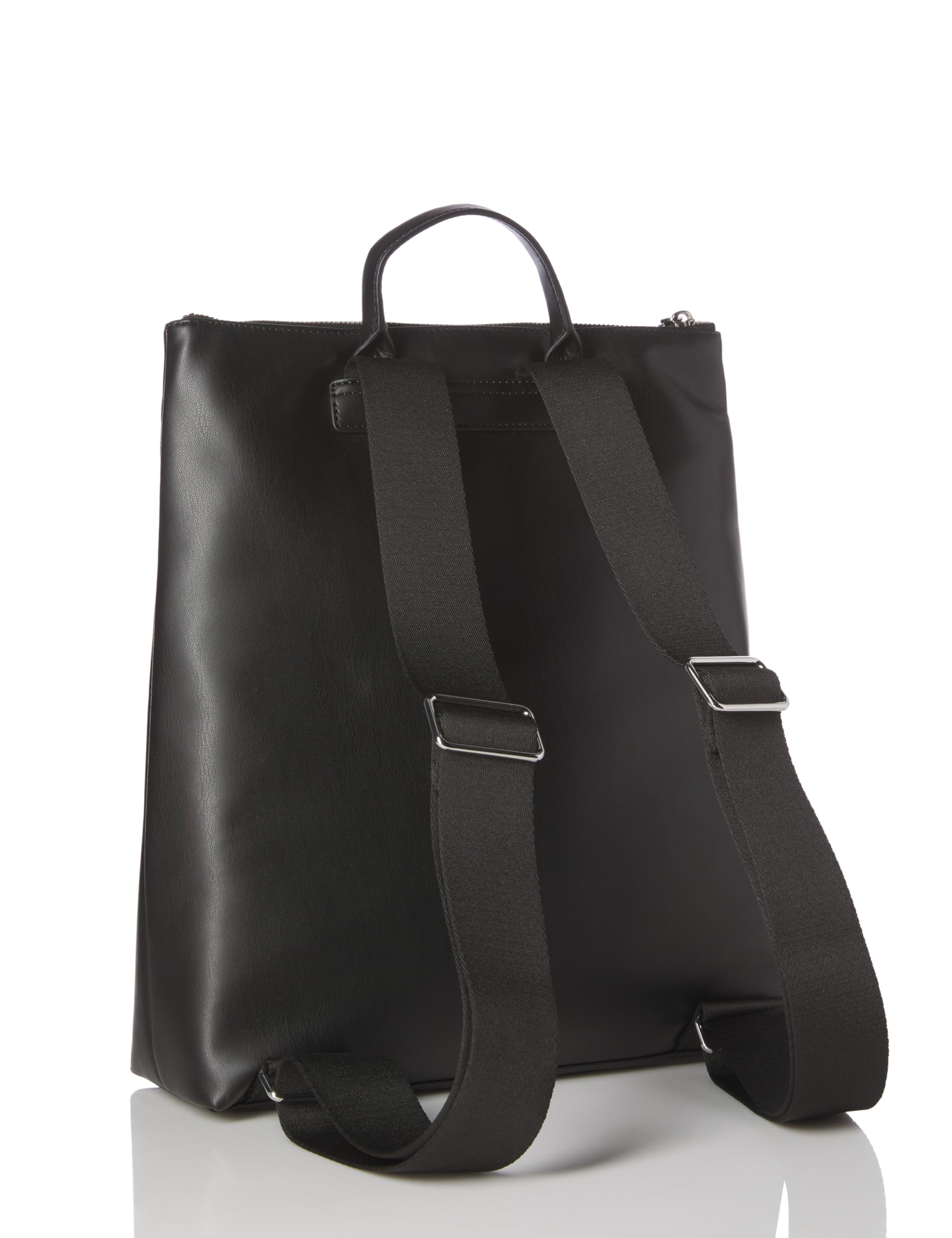 DKNY Women's Tinsley Backpack, Black/Silver, One Size