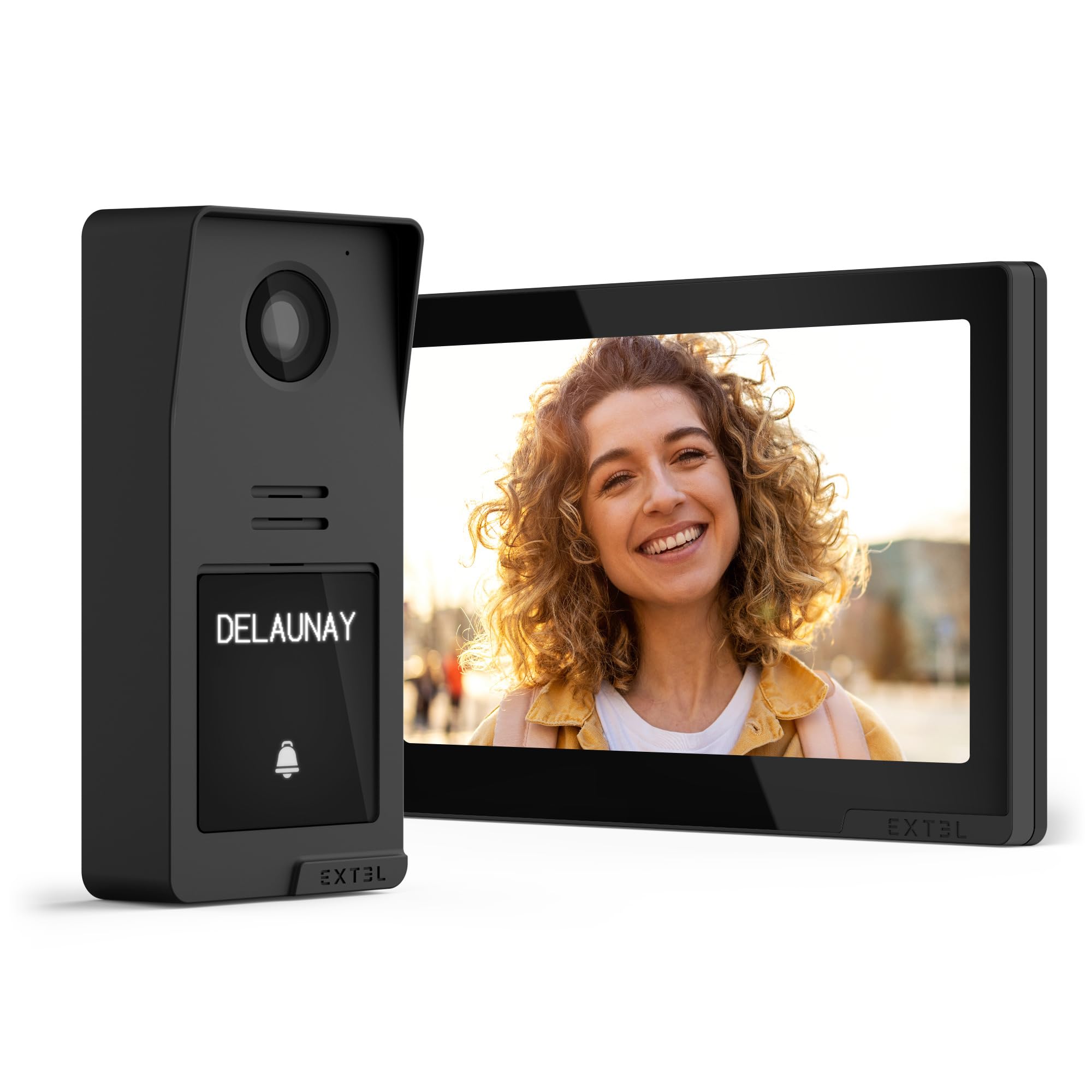 Extel - Videocitofono cablato collegato con accesso tramite impronte digitali - Digital Connect - Extel - 720335 -
