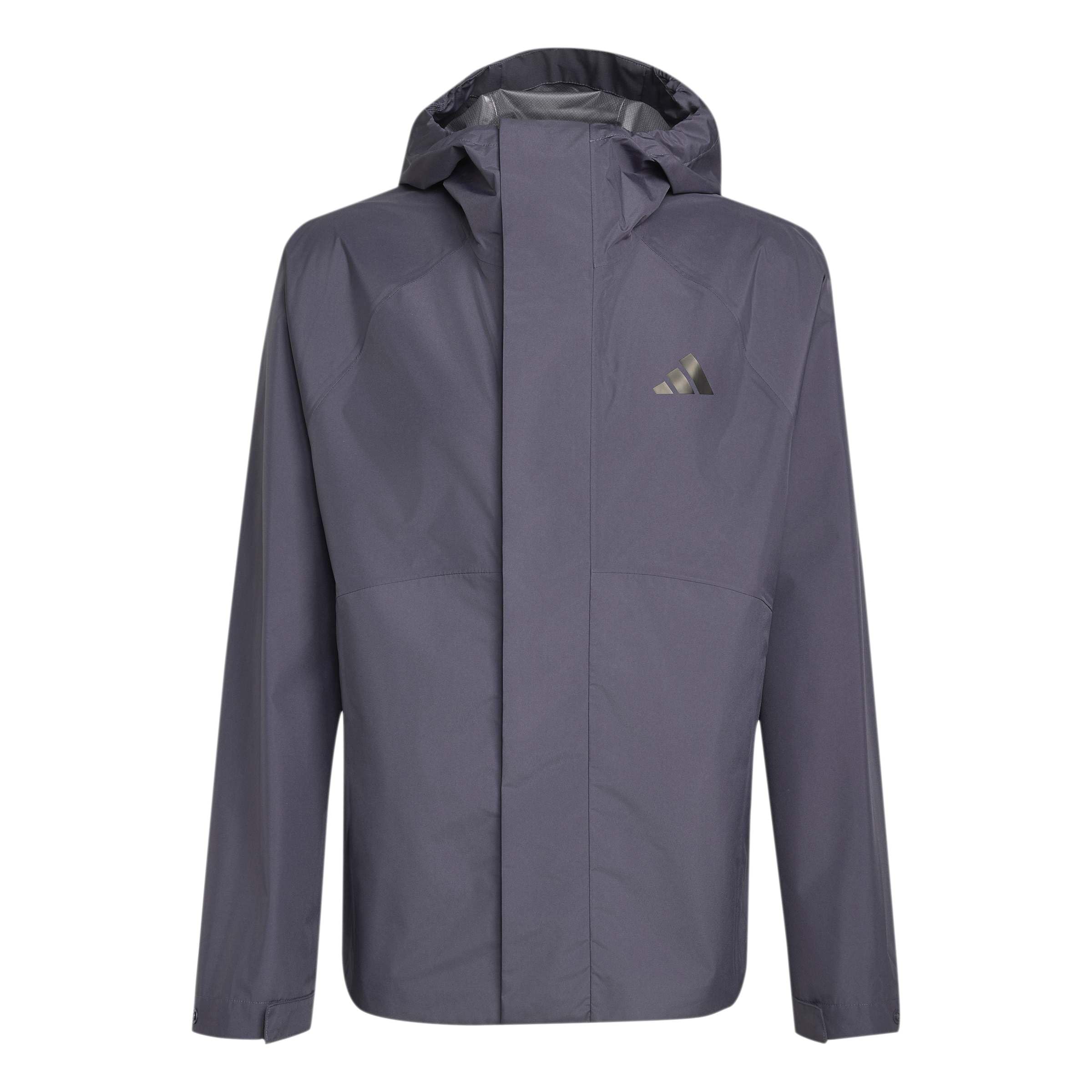 adidas Men's Essentials Rain Coat, Aurora Onix, L