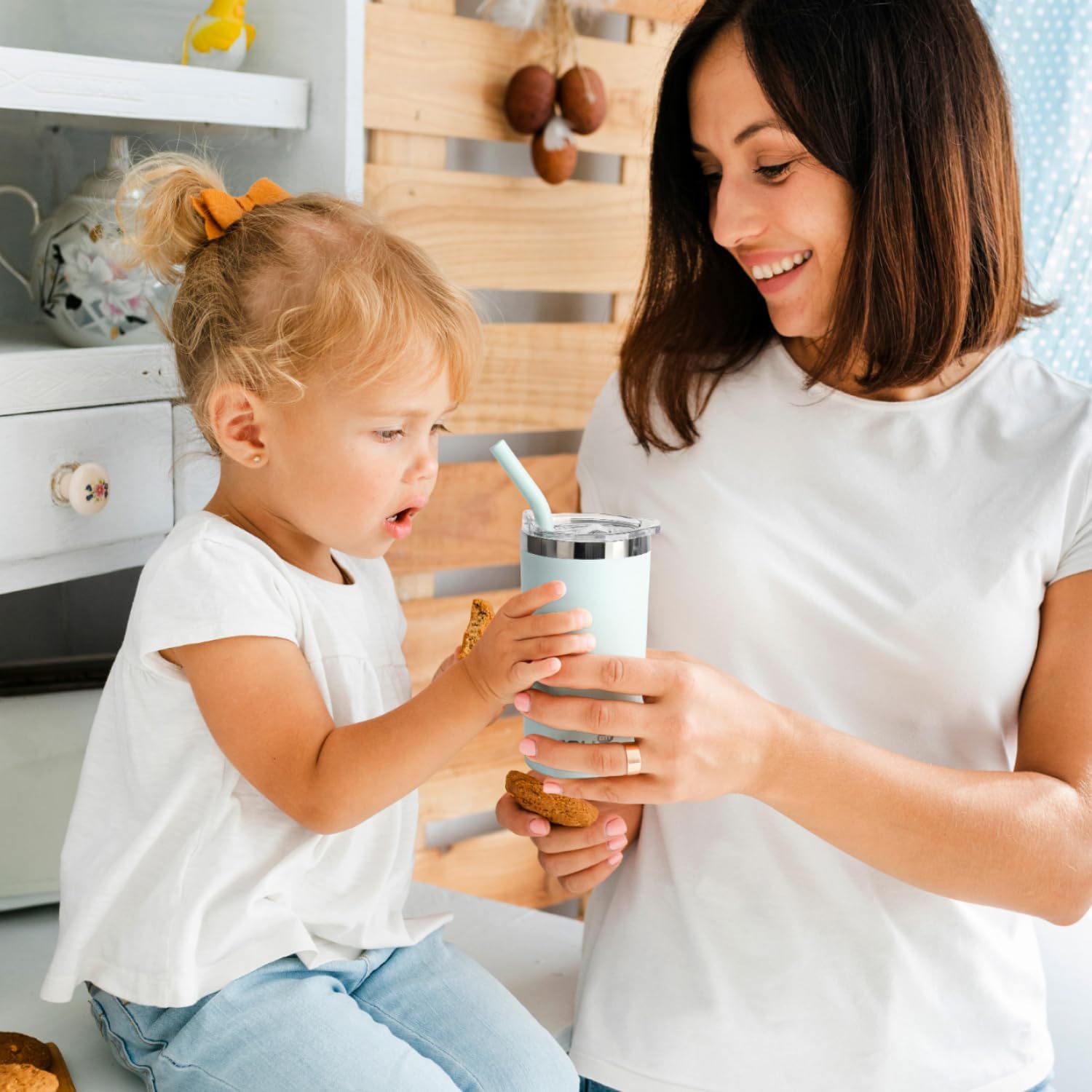 Kids Cup with Straw-12 oz Stainless Steel Vacuum Insulated Drink Water Tumbler with Leak Proof Slide Seal Lid & Silicone Pad, BPA Free(Purple Pink) - Image 5