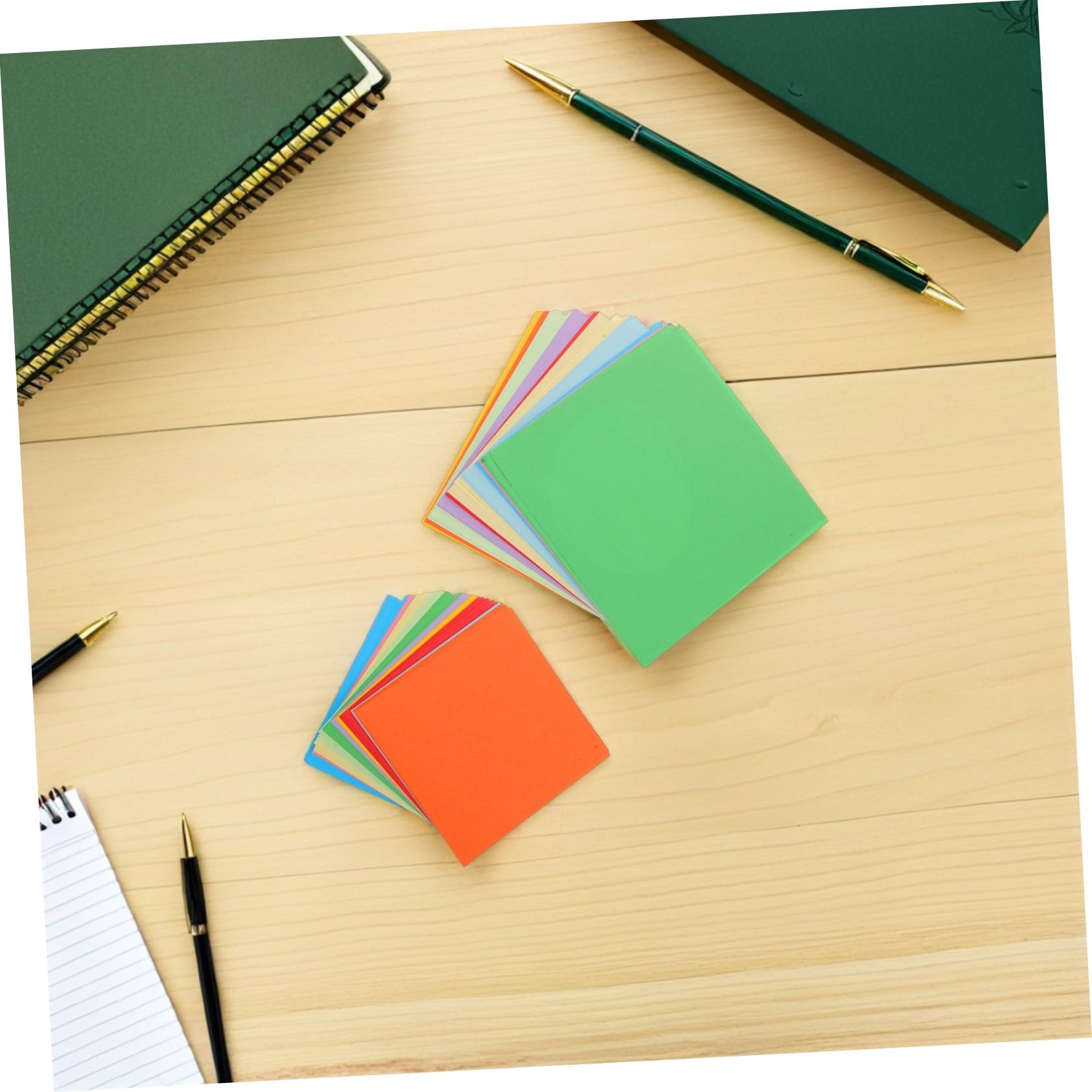 VILLCASE 10taschen Handgefertigtes Origami-farbpapier Bunt Quadratisch Für Junge Mädchen Diy-projekte Kunsthandwerk Und Klassenzimmer Leicht Zu Falten Und Schneiden Origami-faltpapier