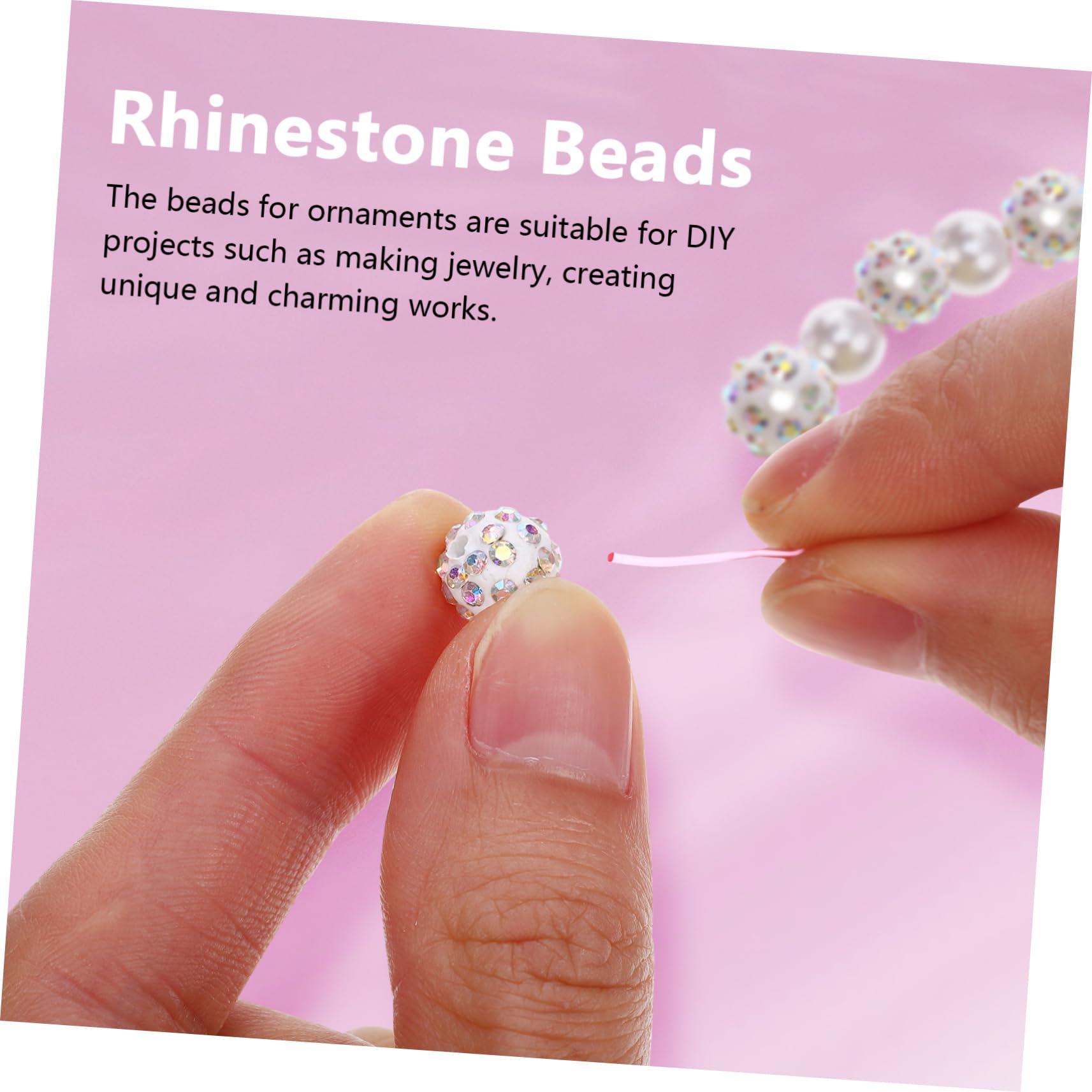 Operitacx 500piezas Abalorios De Rhinestone Para Fabricación De Joyas Brillantes Para Pulseras y Manualidades