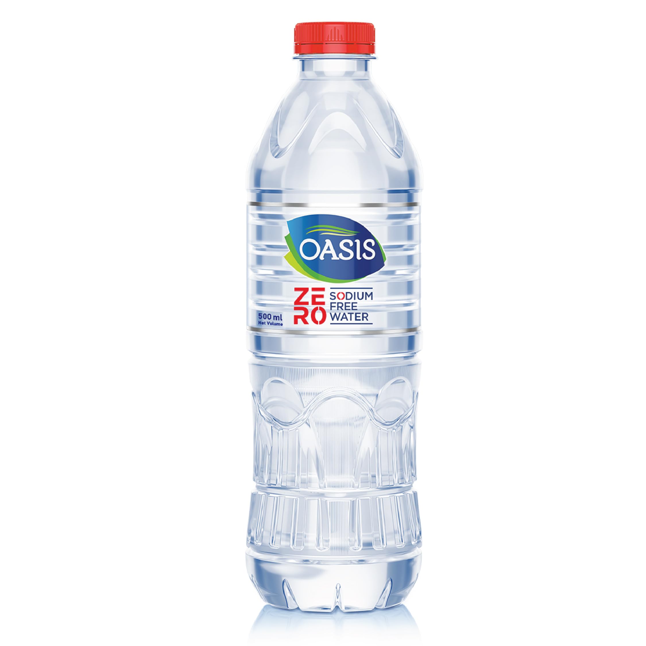 Oasis Água livre de sódio WATERZero - 12 x 500 ml : Amazon.com.br
