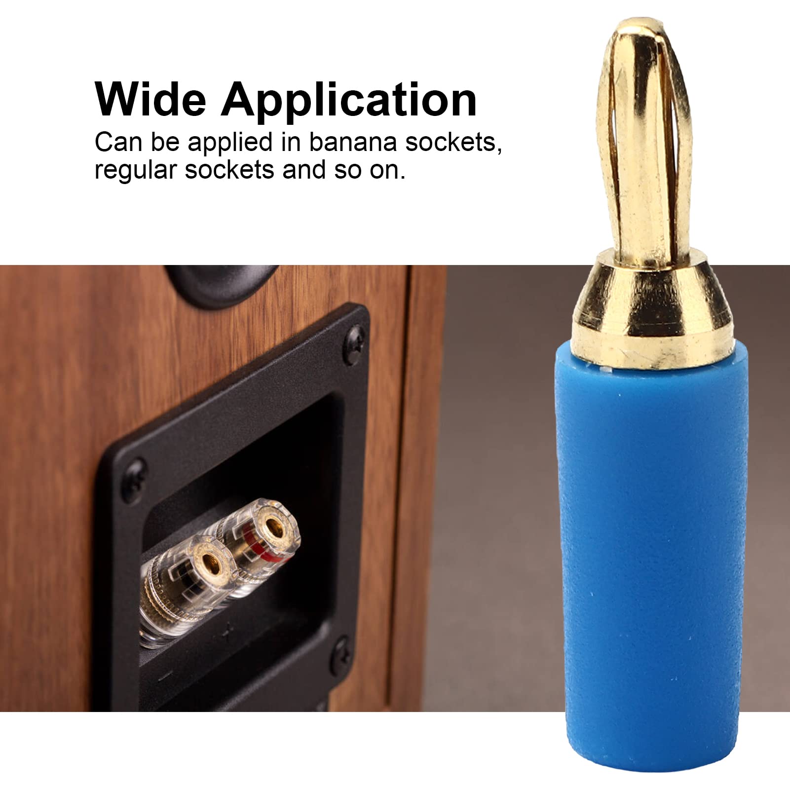 Spine A Banana 10 Pezzi Connettori 2.5mm Ottone Placcato Oro - Per Saldatura E Prese A Molla - Foto 9