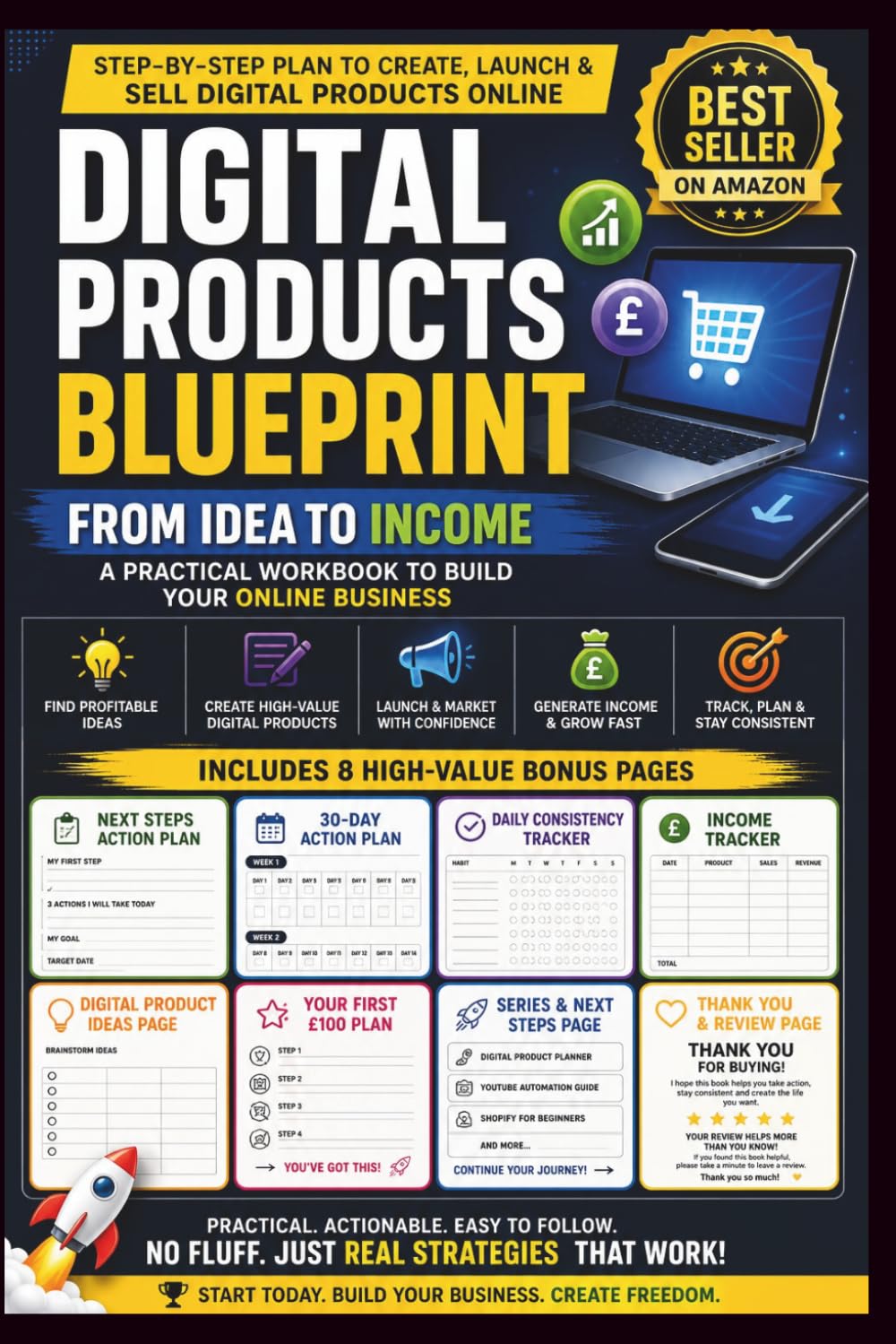 Digital Products for Beginners 2026: How to Create, Launch and Sell Profitable Digital Products on Etsy, Amazon and Shopify With No Experience