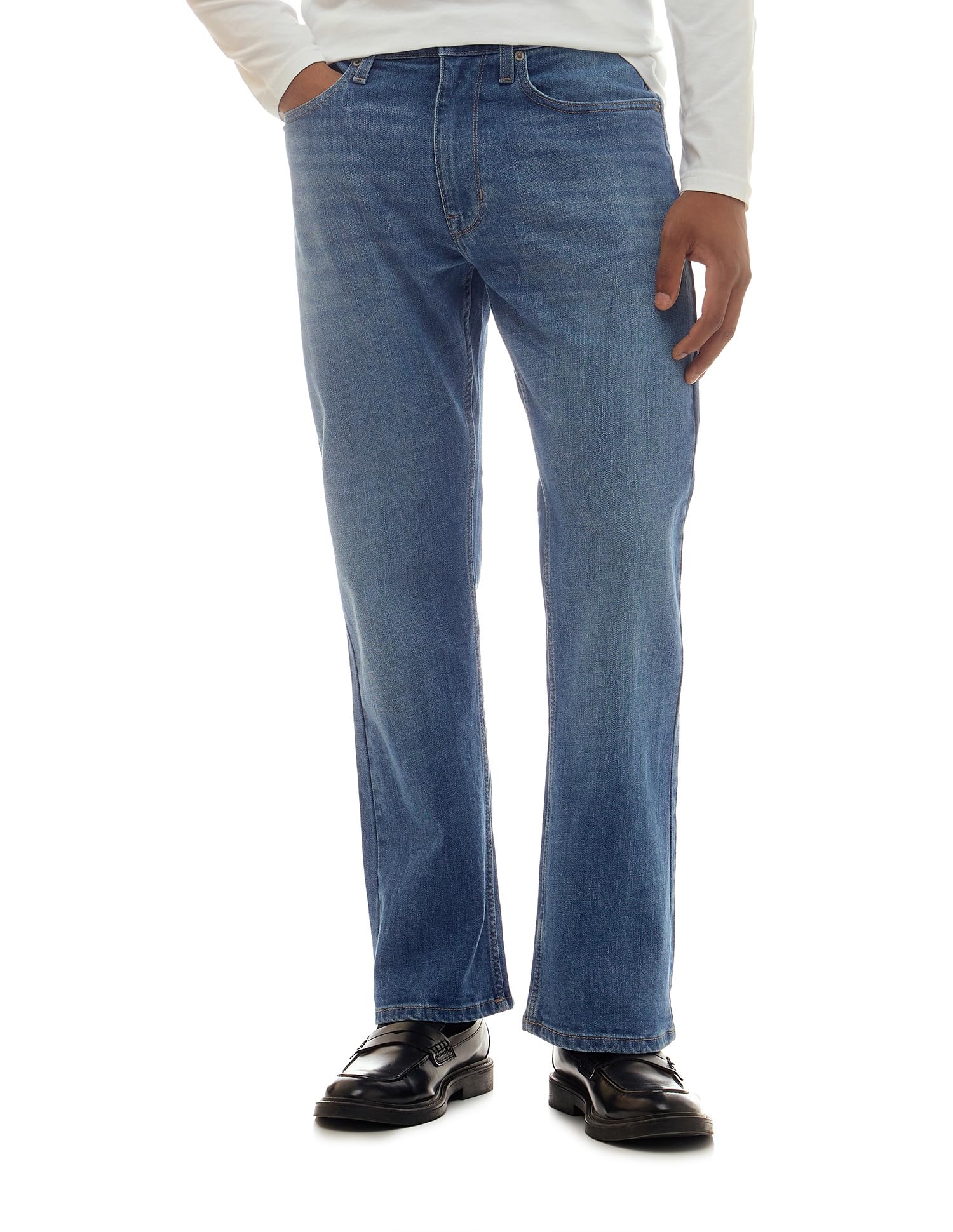 flying machine Men's Bootcut Fit Jeans| Solid | Mid Rise | Stretchable | Jeans for Man-picture-35