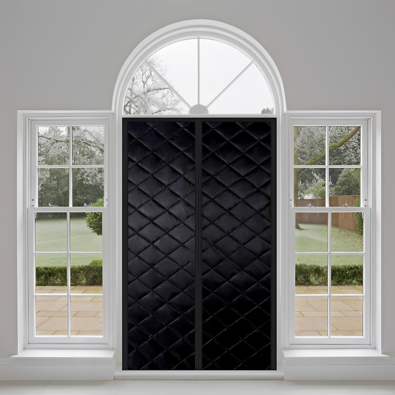 Magnetic Thermal Door Curtain, 170 x 180 cm, Magnetic Heat Protection ...