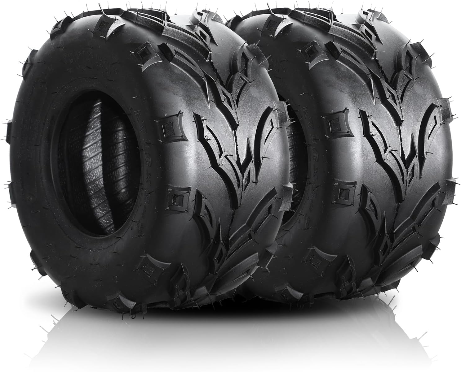 WANDA 24x8-12 ATV Front Tires (2-Pack) - 6PR For 2000-2017 Honda Fourtrax Rancher