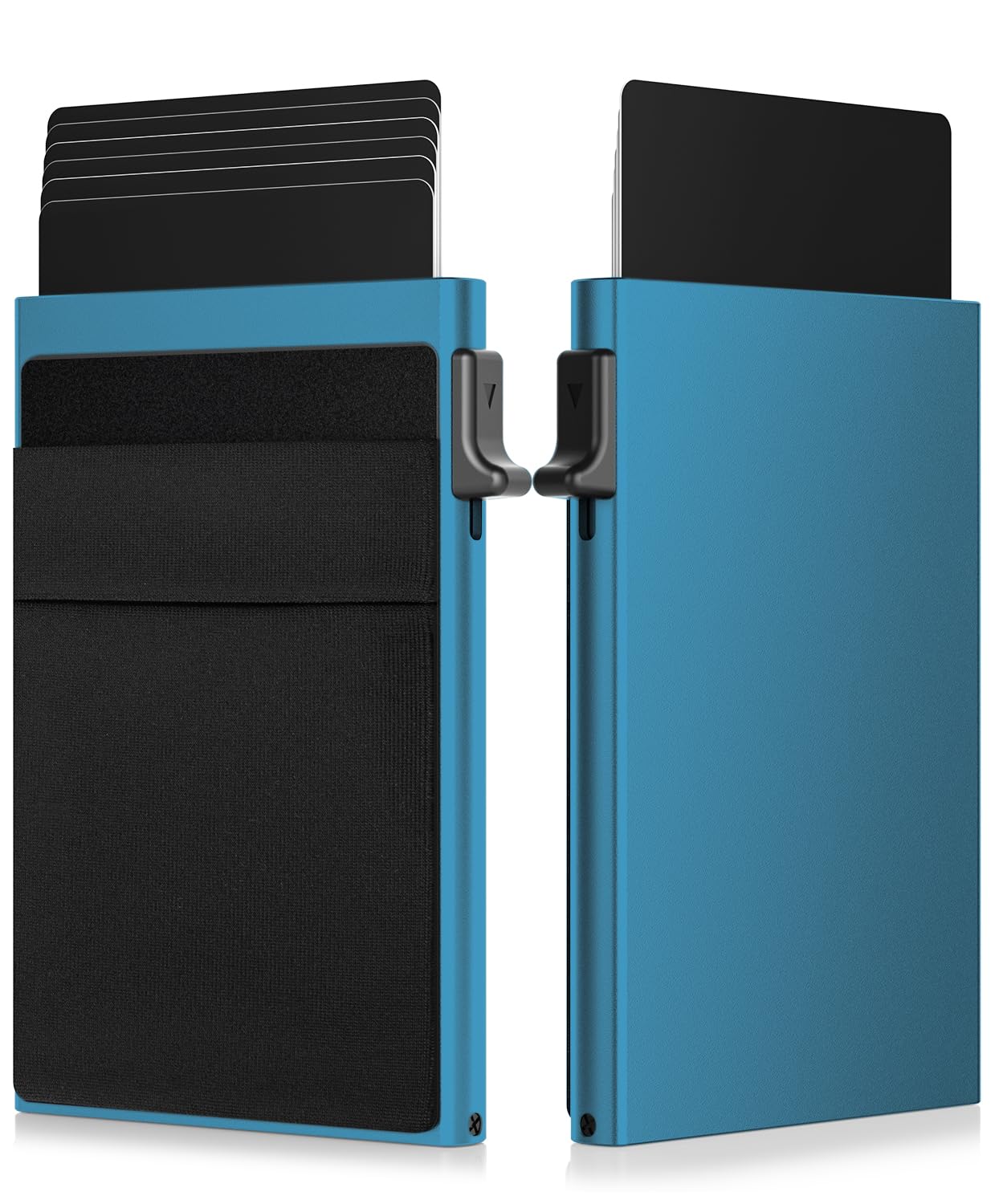 ONLOOKER Credit Card Holder - Slim Wallet for Men with Money Pocket, Pop Up Wallets RFID Blocking Minimalist Card Case Holds 5 Cards and Notes (Matt