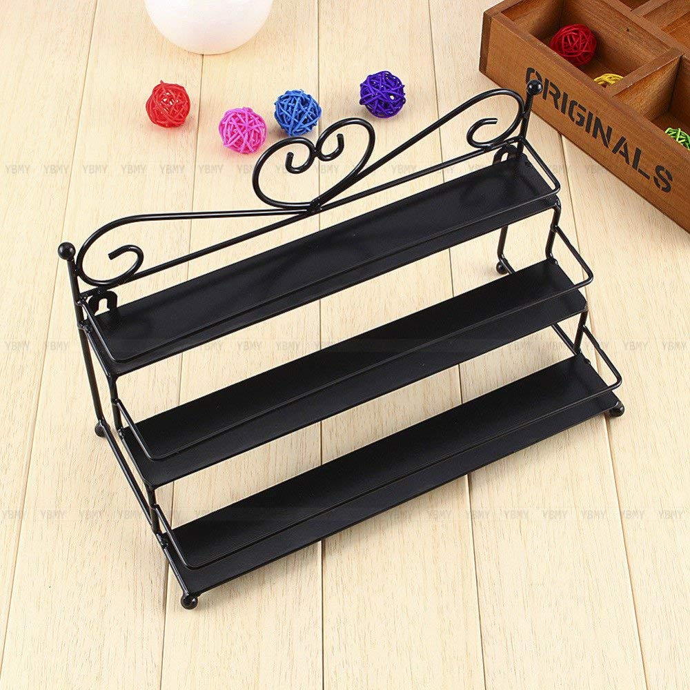 UBERSWEET® United Kingdom, white : 3 Layers Metal Heart Display Stand Shelf Rack Organizer Boxes Cosmetics Storage Box Cosmetic Holder Organizer