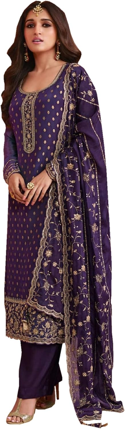 Pakistani Indian Gorgeous Women's Wear Beautiful Salwar Kameez Pant Dupatta Suits (2 US XX-Small (Chest-34 Waist-30), Choice 2)