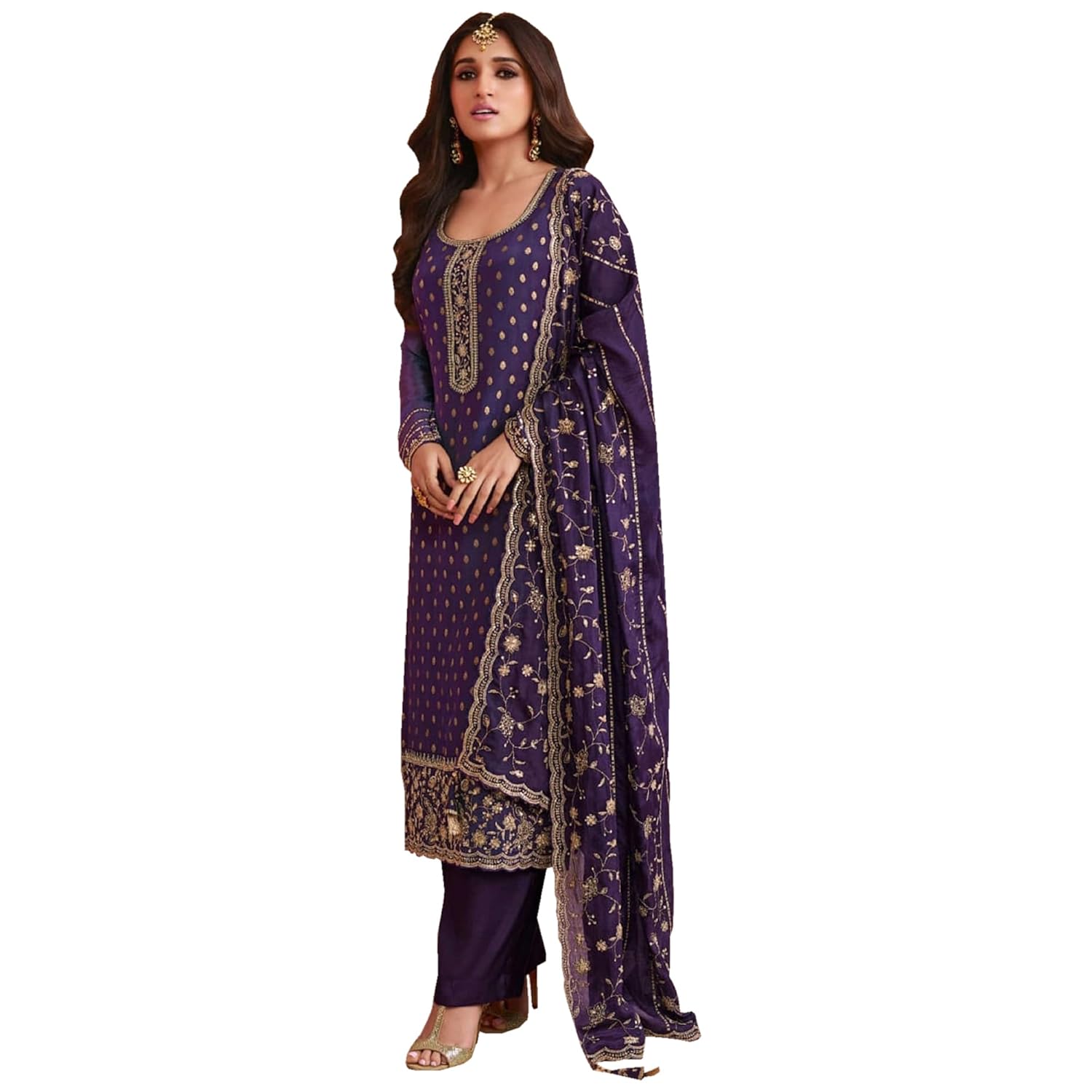 Indian Pakistani Ready to Wear Beautiful Designer Shalwar Kameez Plazzo Pant Suits