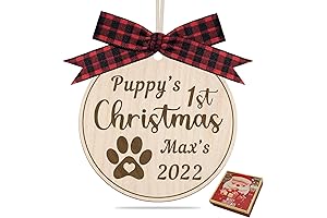 Puppy's First Christmas Ornament 2021: Capture Holiday Magic for Your Furry Friend