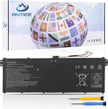 ANTEE AP19B5L Laptop Battery Replacement for Acer Aspire 5 A515-43 A515-43G A515-52 A515-52G A515-55 Swift 3 SF314-42 SF314-512 TravelMate P2 TMP214-41 P214-41-G2 Vero AV15-51 15.4V 54.6WH 3550mAh
