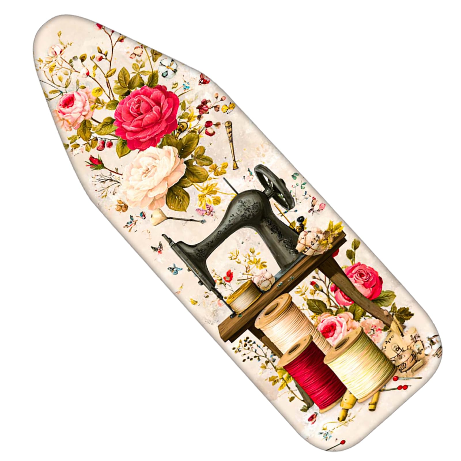 Nuxovilar Sewing Machine Flower Ironing Board Cover 15x54 Polyester