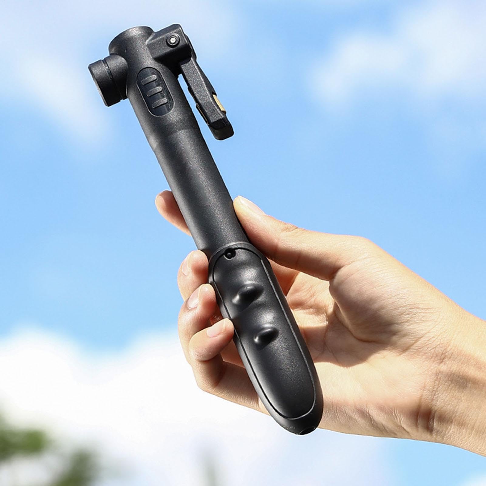 Compresor de aire portátil, inflador de bomba de aire para bicicletas - Compresor de aire ergonómico,Inflador de neumáticos Bombas de piso compactas de larga duración Inflado eficiente para automóvile
