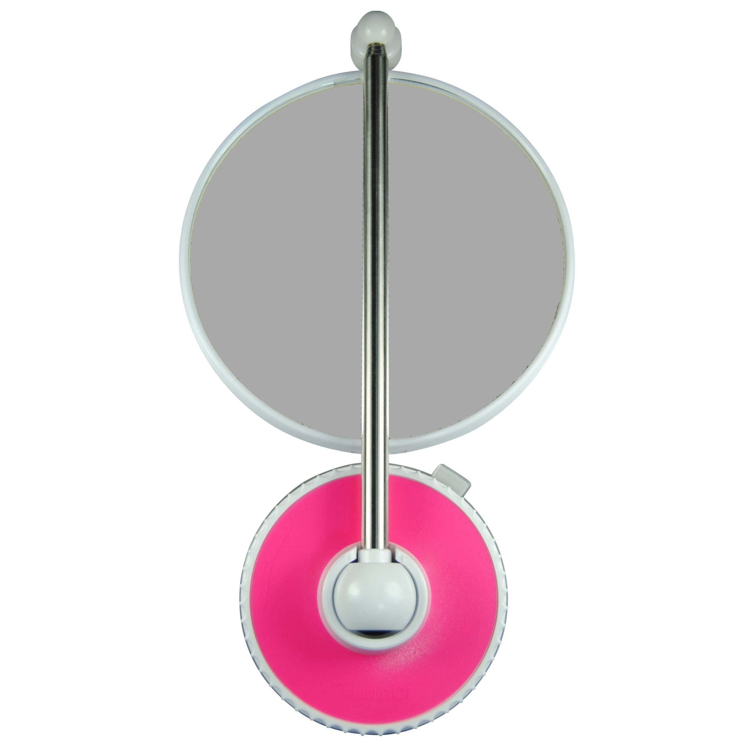 Miroir intelligent grossissant 6x framboise sur la coiffeuse