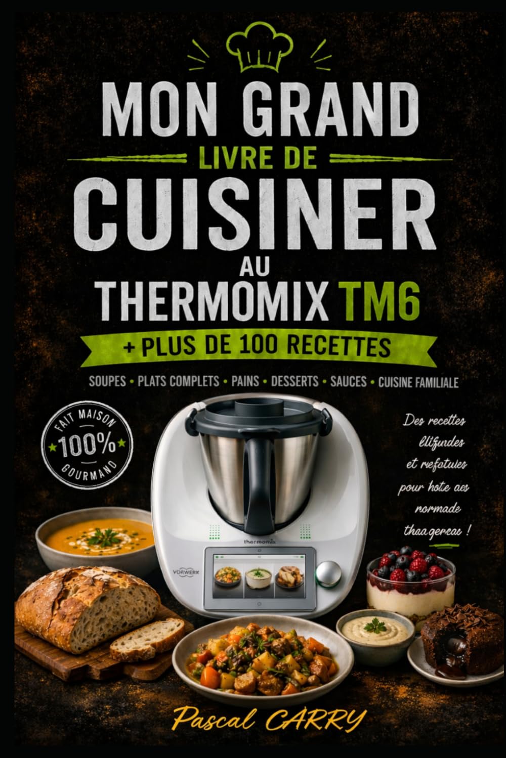100 RECETTES THERMOMIX TM6: Des recettes simples, gourmandes et modernes pour exploiter tout le potentiel de votre Thermomix TM6 (Chef Pascal Carry – Les Grands Livres de Cuisine)