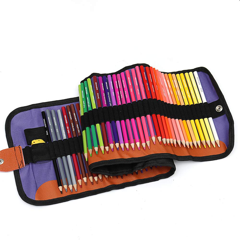 VIDOO 72 PCS/Set Colori Art Drawing Matita Set per Disegno Disegno Schizzo Scuola Forniture