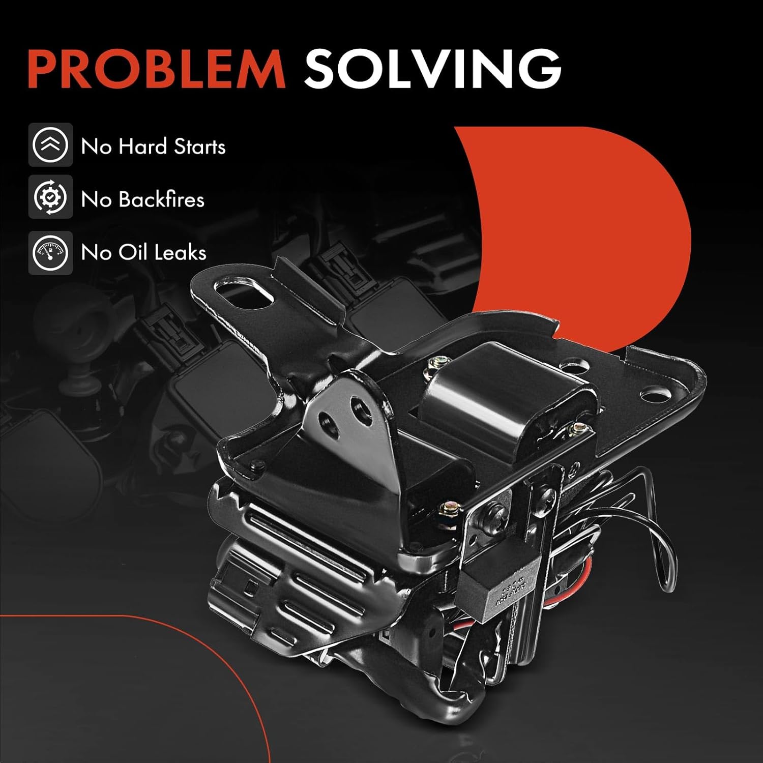 A-Premium Engine Ignition Coil Pack Compatible with Hyundai Elantra 1996-2000, Tiburon 1997-2001, 1.8L 2.0L