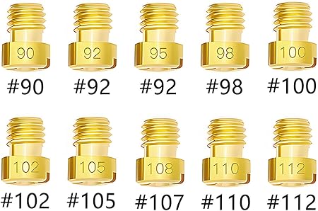 Amazon Minimprover メインジェット バイク用 90 112 丸大 6 8 Pc Pwk Pe Jet Set 10サイズセット キャブレターセッティング ジェット 車 バイク Amazon Minimprover メインジェット バイク用 90 112 丸大 6 8 Pc Pwk Pe Jet Set 10サイズセット キャブレターセッティング ジェット 車 バイク