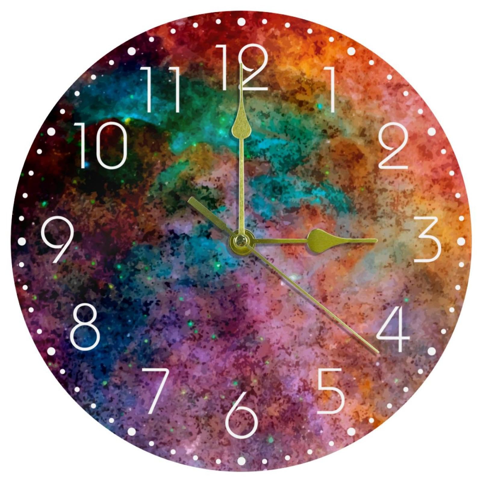 Horloge murale moderne en acrylique pour decoration de salon