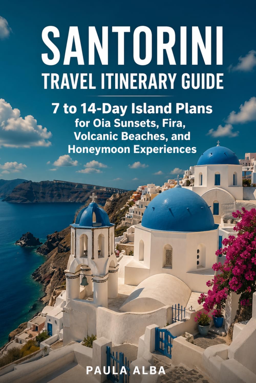 SANTORINI TRAVEL ITINERARY GUIDE: 7 to 14-Day Island Plans for Oia Sunsets, Fira, Volcanic Beaches, and Honeymoon Experiences