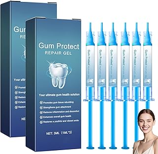 2PCS Gum Protect Dental Repair Gel, Professional Gum Health Solution, 3ml (1ml x 3), with Tissue Rebuilding Formula, Enhances Overall Gum Health