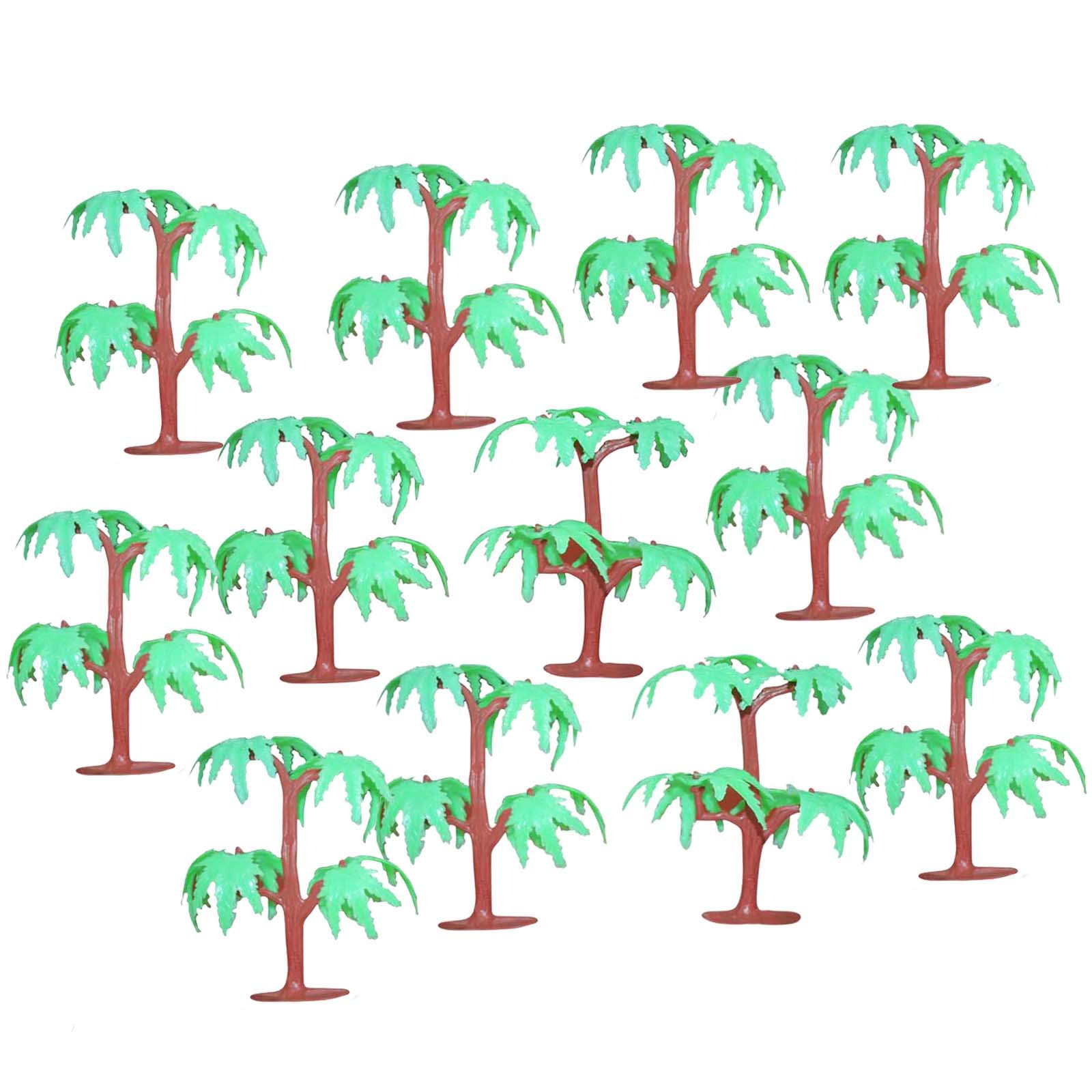 Asian Hobby Crafts Artificial Mini Tree for 3-D Models, Project Making, Hobby Crafts, Bird Houses, Toys; Qty: 12pcs; Size 4 Inches (Approx.) : Mount Tree