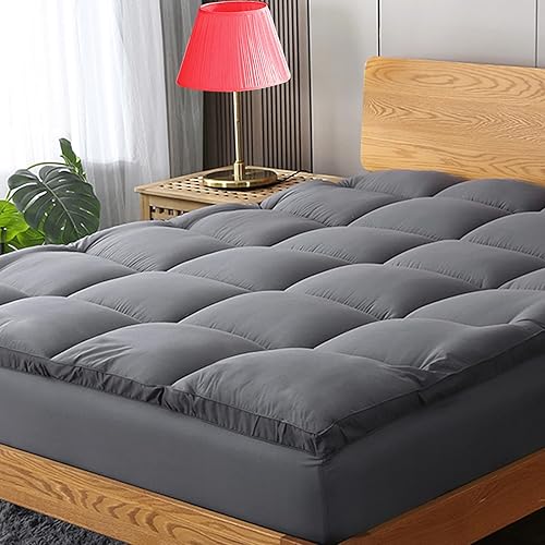 Twin XL Size Mattress Topper Extra Thick Cooling Mattress Pad Cover 3D Snow Down Alternative Fill Pillow Top with 8-21 Inch Deep Pocket