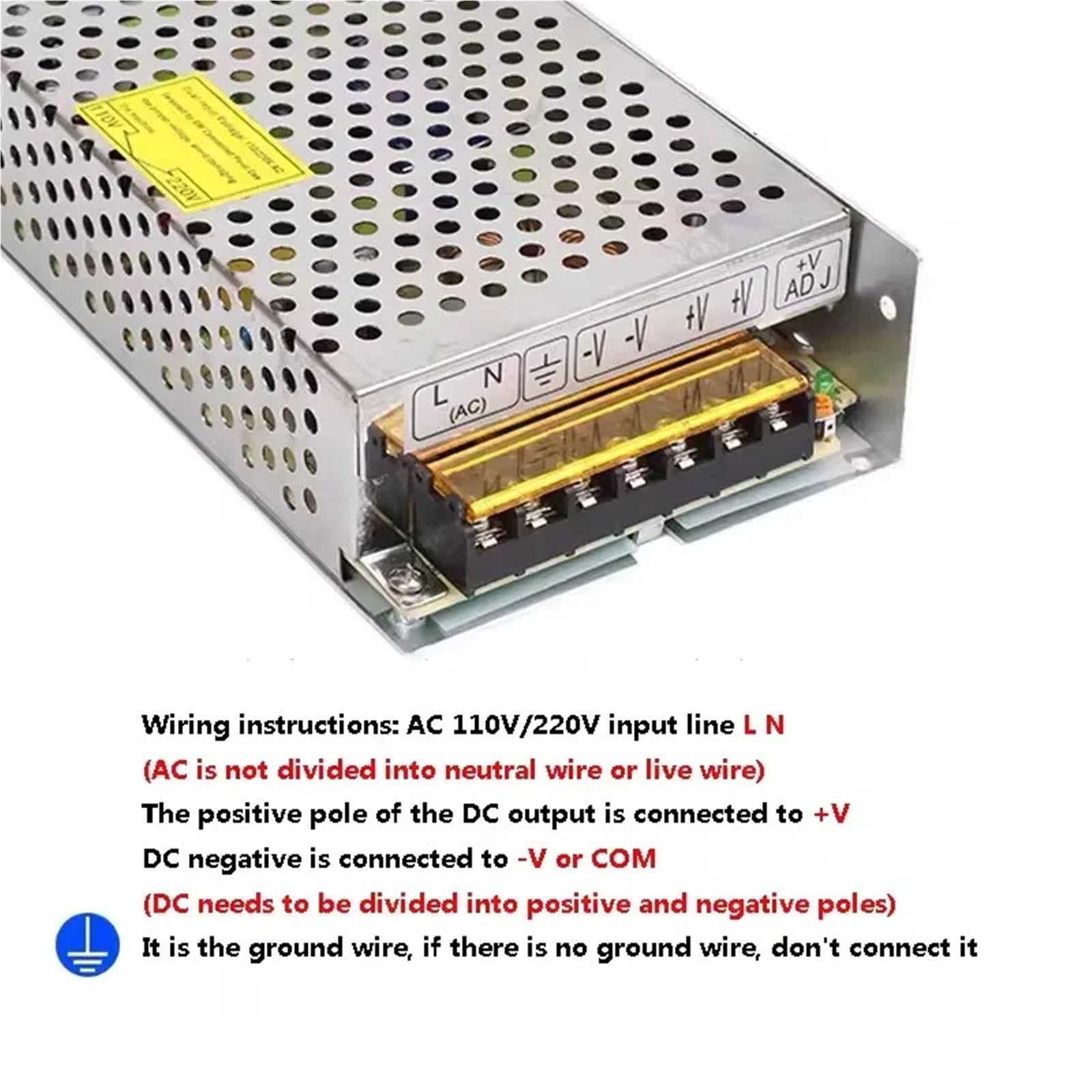 Transformator impulsowy do LED 220 V na 12 V 1 A 2 A 5 A 10 A, 20 A, 30 A, 40 A, 60 A, zasilacz sieciowy do sterowników LED (110 V, 3A)
