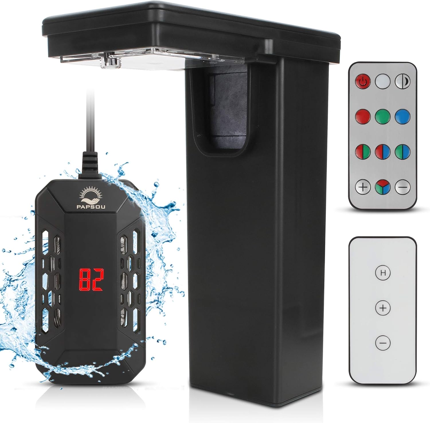 Buy Aquarium Fish Tank Filter with Light Free Heater for an Healthy Environment for Fish and