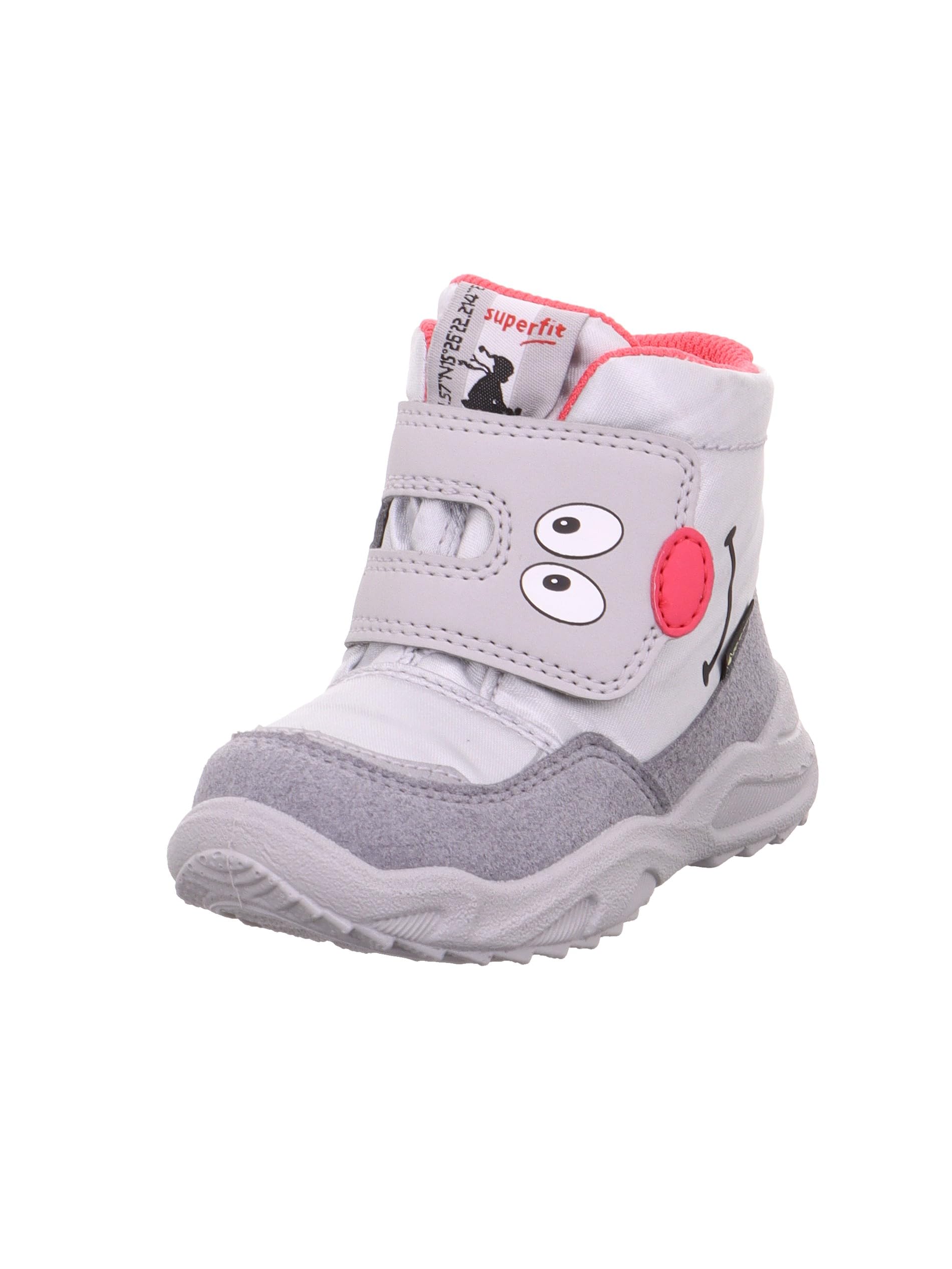 Superfit Glacier Snow Boots, Light Grey/Pink 2500, EU 25