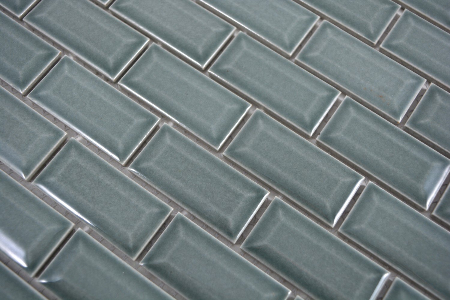 Mosaïque mètre céramique aspect pétrole poli - Leroy Merlin