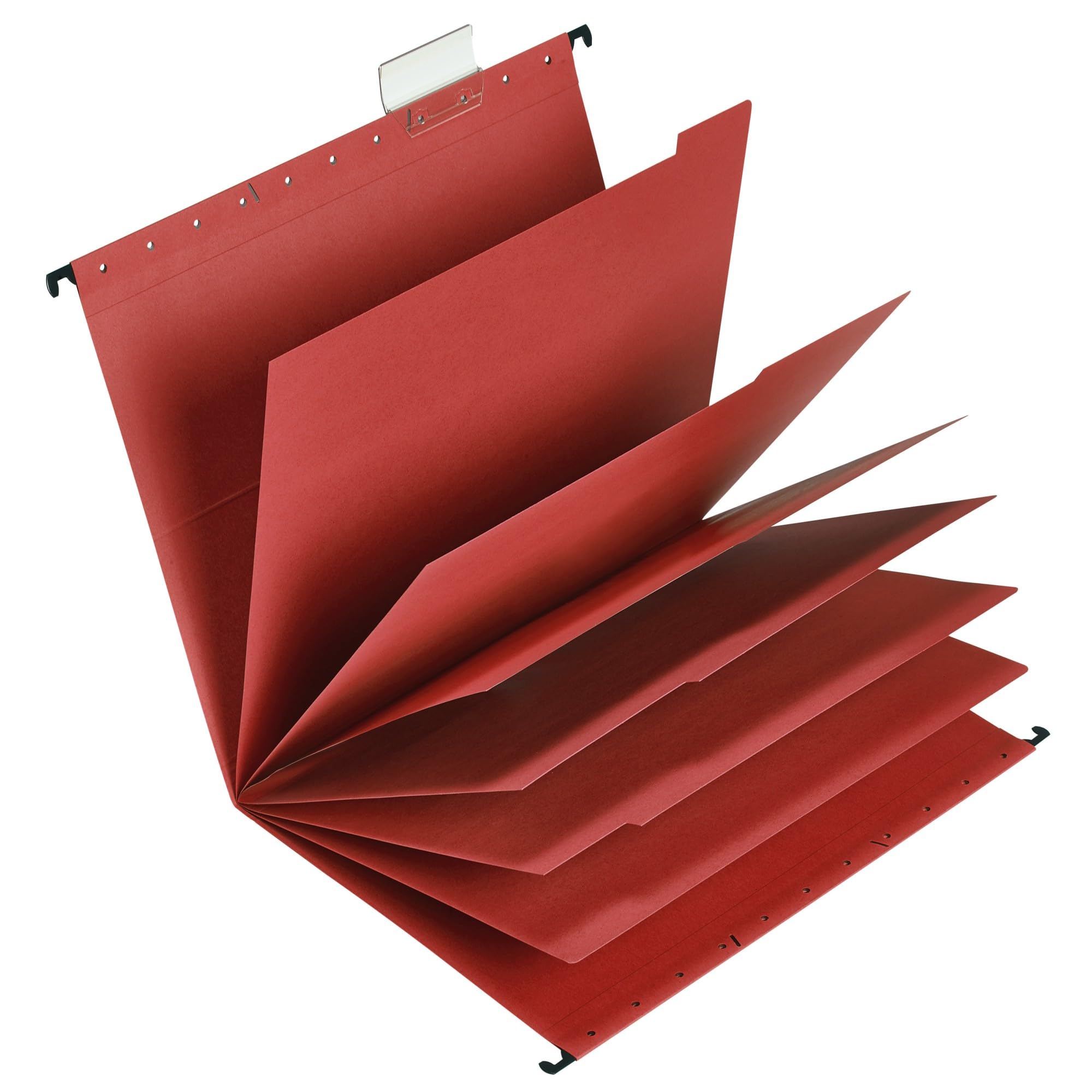Original Falken 20er Pack Projektmappe und Personalmappe UniReg. Made in Germany. Aus Recycling-Karton für DIN A4 seitlich offen rot Blauer Engel Personalakte Personalhefter für die lose Blatt-Ablage