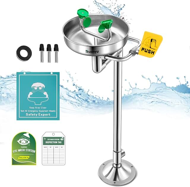 Huanyu Stand Up Eye Wash Station