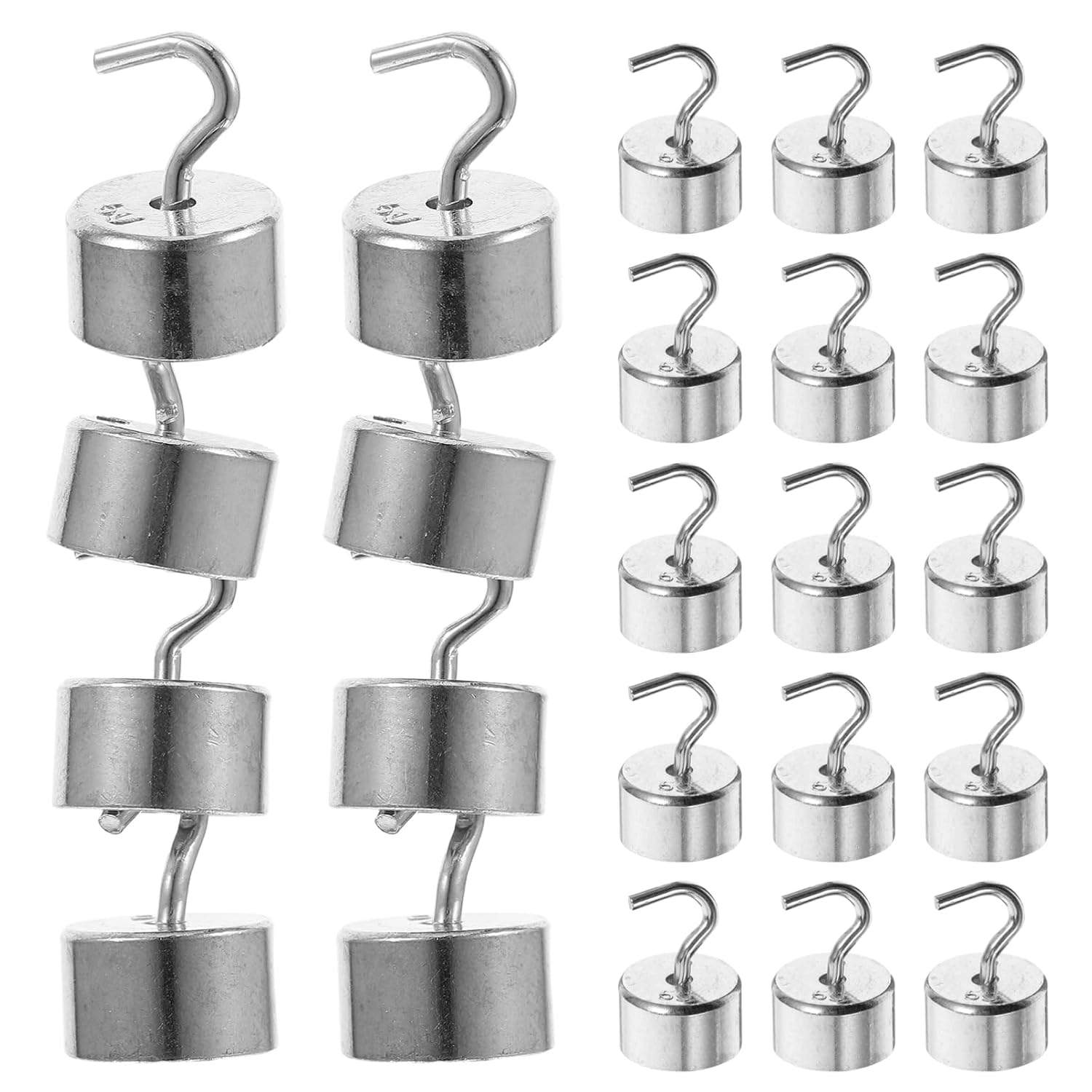 50pcs 5G Chromium-Plated Slotted Weights Set with Hanger for Physics Lab Experiments Educational Measurement Equipment