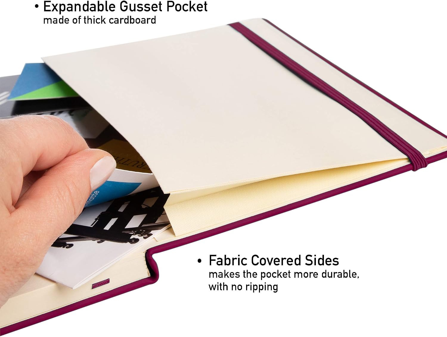 Simply Genius A5 Dotted Notebooks for Work, Travel, Business, School & More - Hardcover Journals for Writing - Grid Notebook for Men & Women - 192 pages, 5.7" x 8.4" (Wine, 20 Pack)