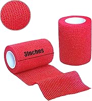 Vista 104 de Baisunt Paquete de 6 vendajes cohesivos de 1 pulgada, cinta autoadhesiva autoadhesiva autoadhesiva transpirable para muñeca, tobillo, deportes