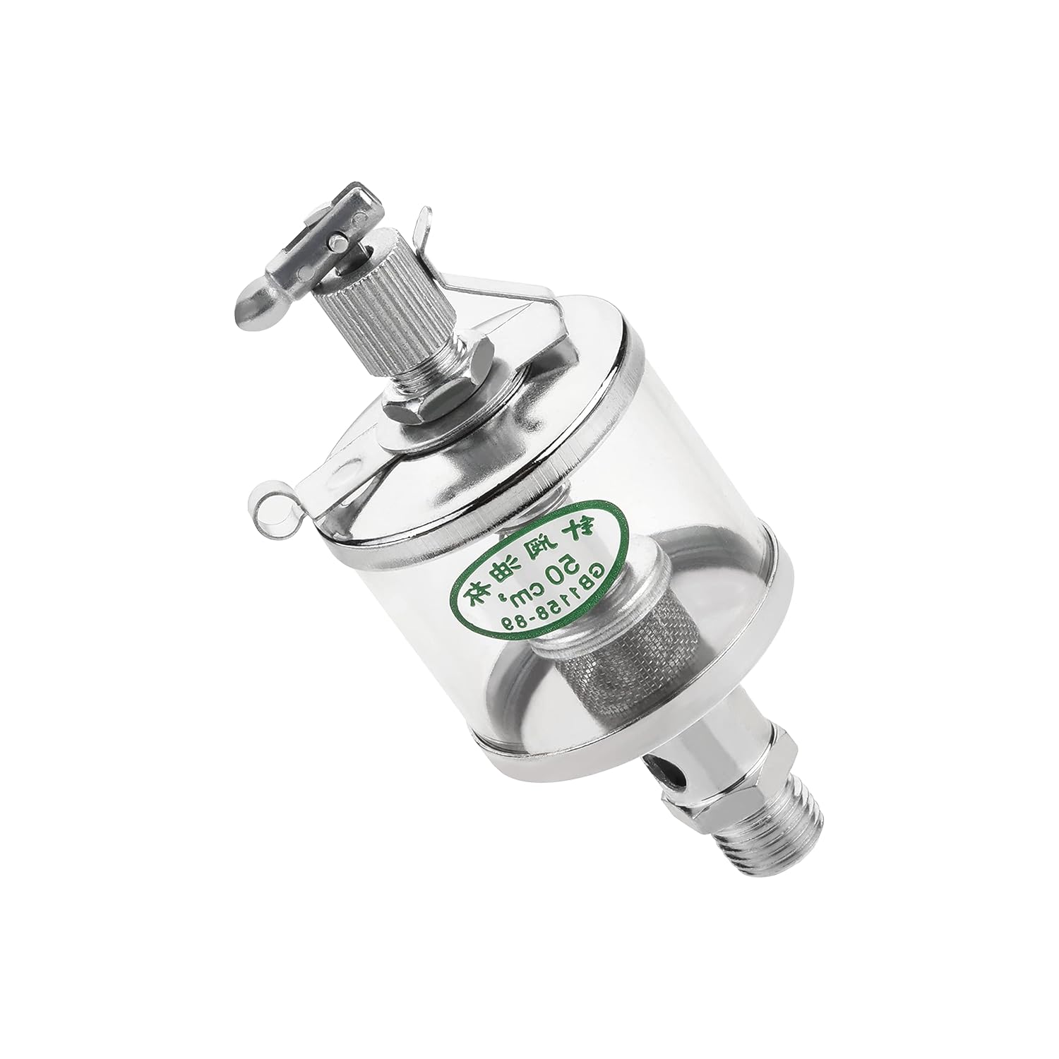 M14×1.5 Oil Dispenser, 50mL Gravity Drip Feed Sight Oil Cup