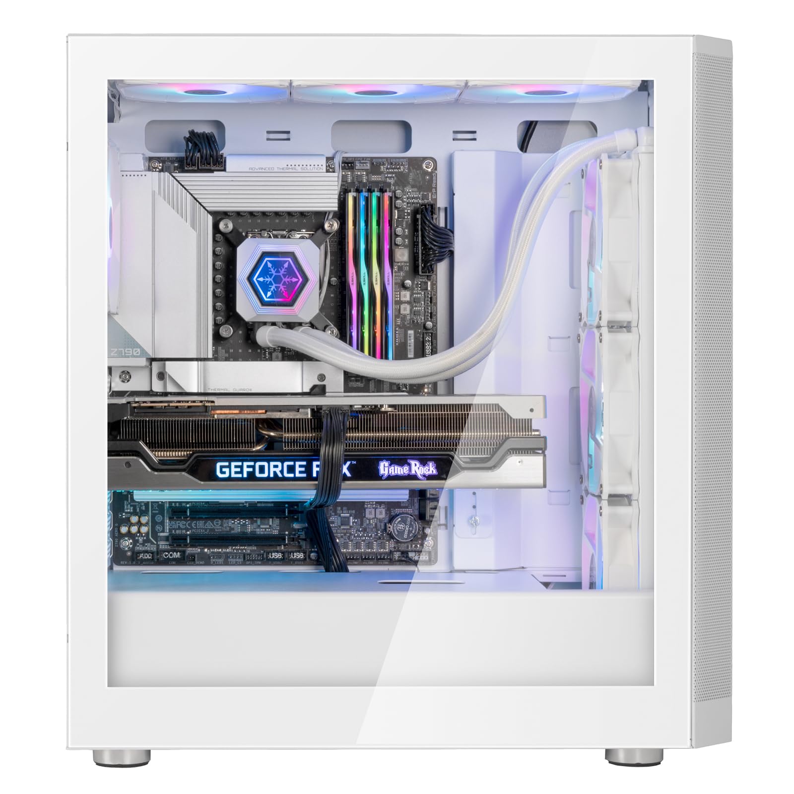 Silverstone Technology FARA 514X (weiß, Tempered Glass)