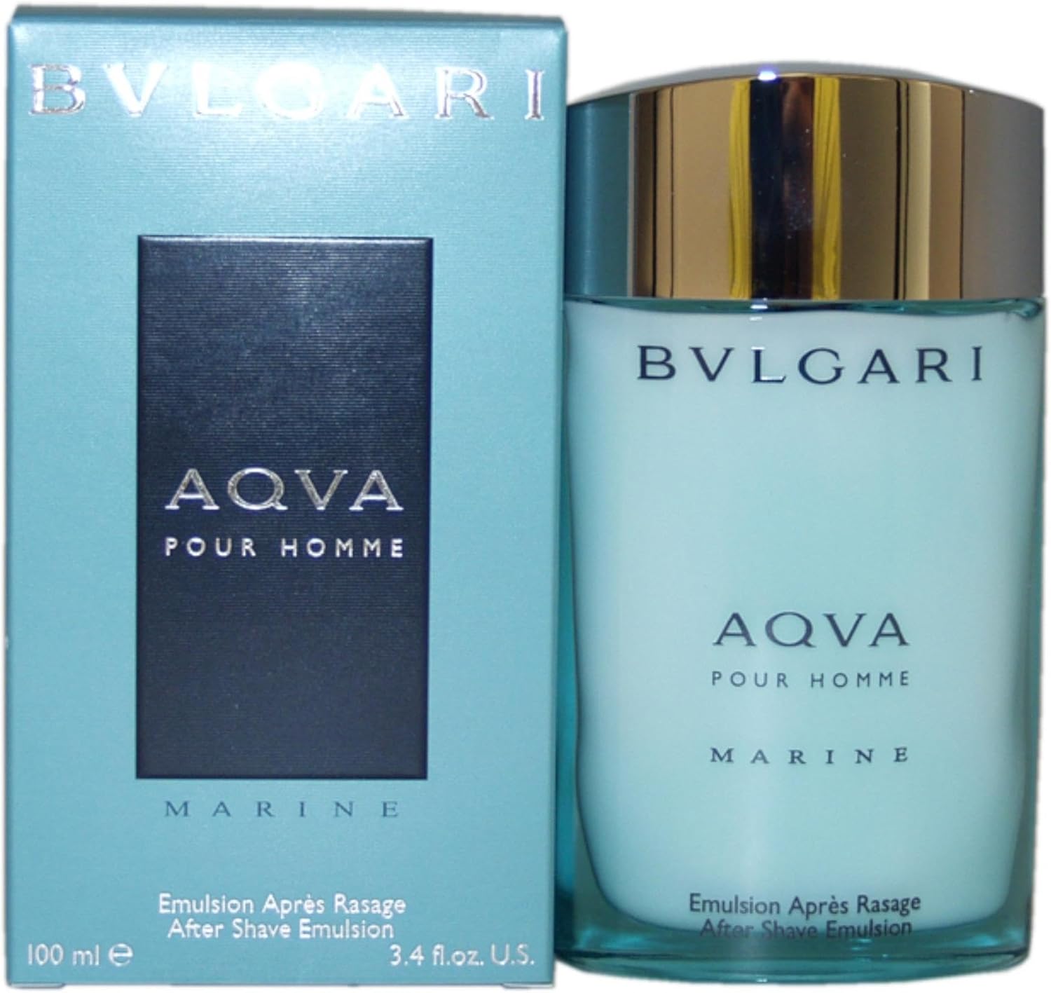 Bvlgari Aqva Marine by Bvlgari for Men 3.4 oz After Shave Emulsion