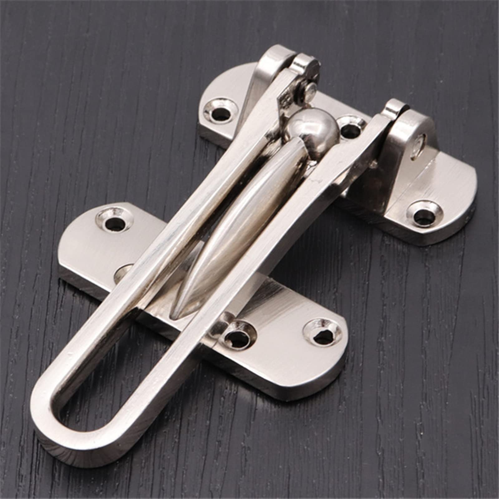 NVSFZGIYG Large Thick Buckle Theft Chain Hotel Interior Door Lock Wooden Latch Furniture Hardware 1Pcs(Gold)