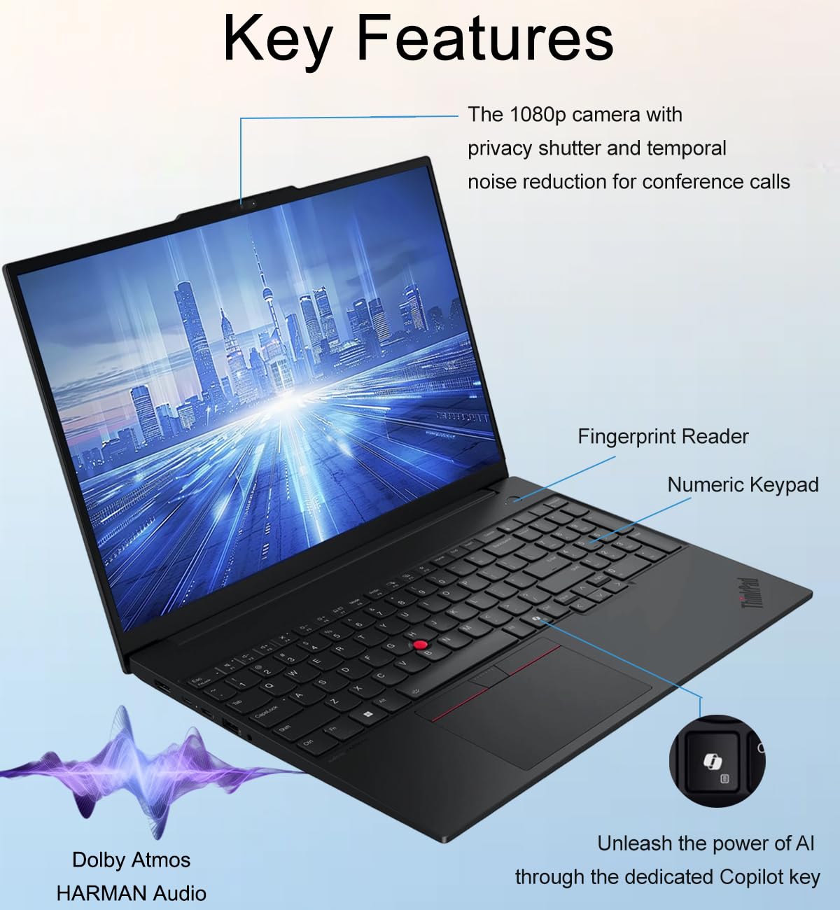 Lenovo ThinkPad E16 Gen 3 Business AI PC Laptop (16