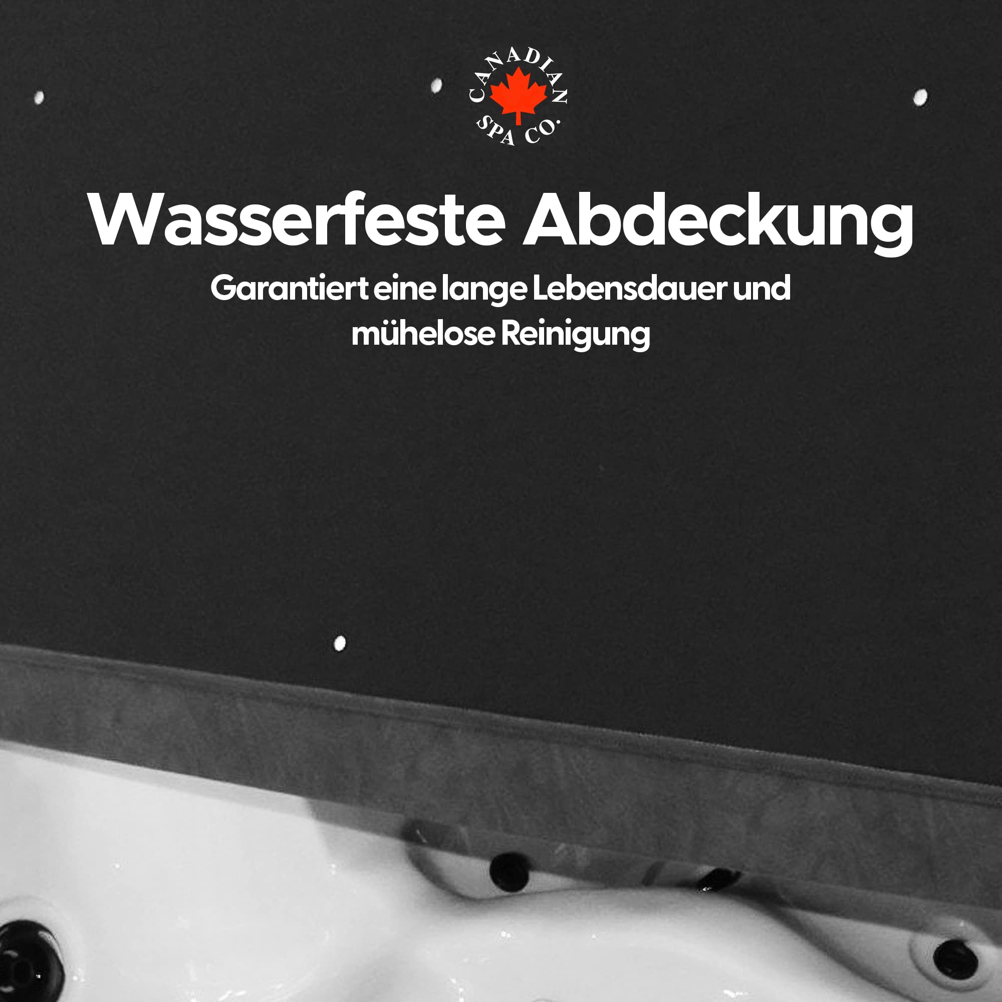 CANADIAN SPA CO. Muskoka Isolierabdeckung für Hot Tub, 188 x 188 cm, Ersatzabdeckung für den Muskoka Hot Tub