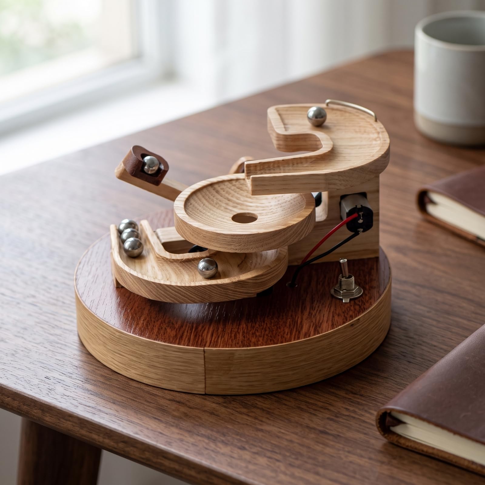 Macchina per Biglie in Legno Sensoriale