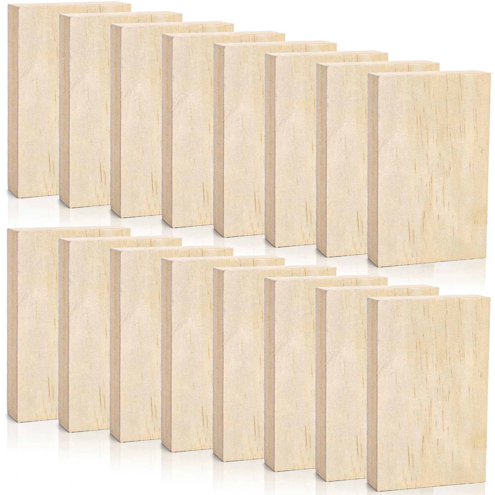 Amazon.com: DEAYOU 16 Pack Unfinished Wood Blocks for Crafts