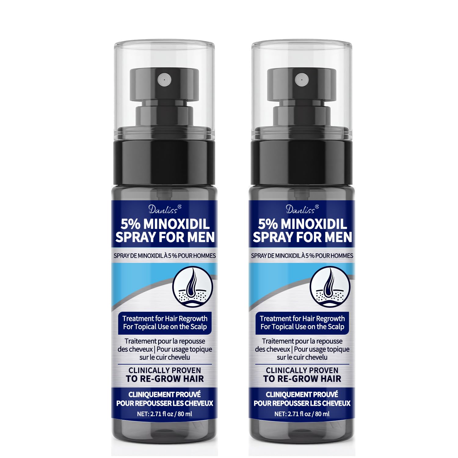 Minoxidil for Men Hair Minoxidi with 5 Minoxidil Biotin and Rosemary for Hair Beard Regrowth Treatments Extra Strength